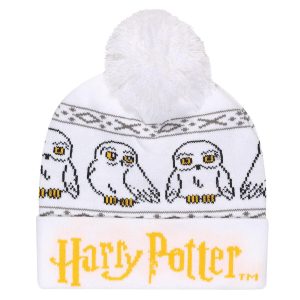 Harry Potter Hat – Hedwig Snow Beanie, hvid (onesize)