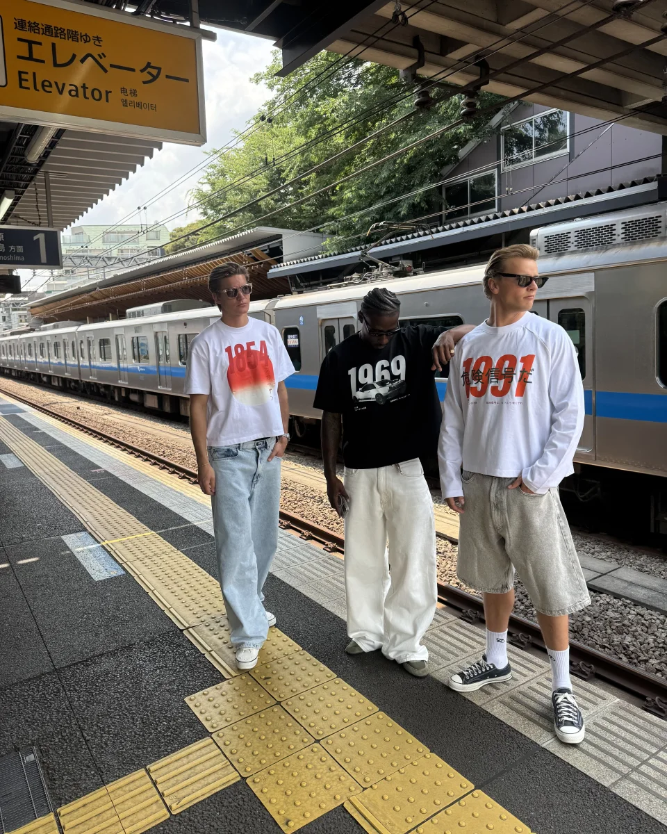 Tokyo Sun T-shirt Black - Billede 5
