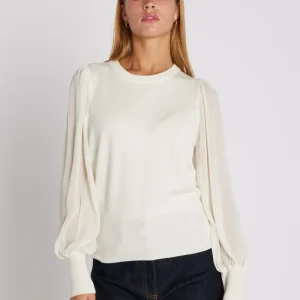 RDFKatrica strikbluse - White