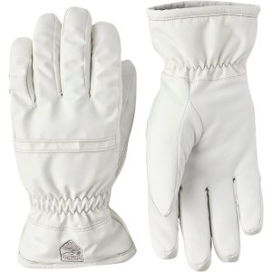 Hestra Primaloft Leather, skihandsker, dame, hvid